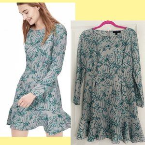 Banana Republic Drop Waist Floral Print Dress